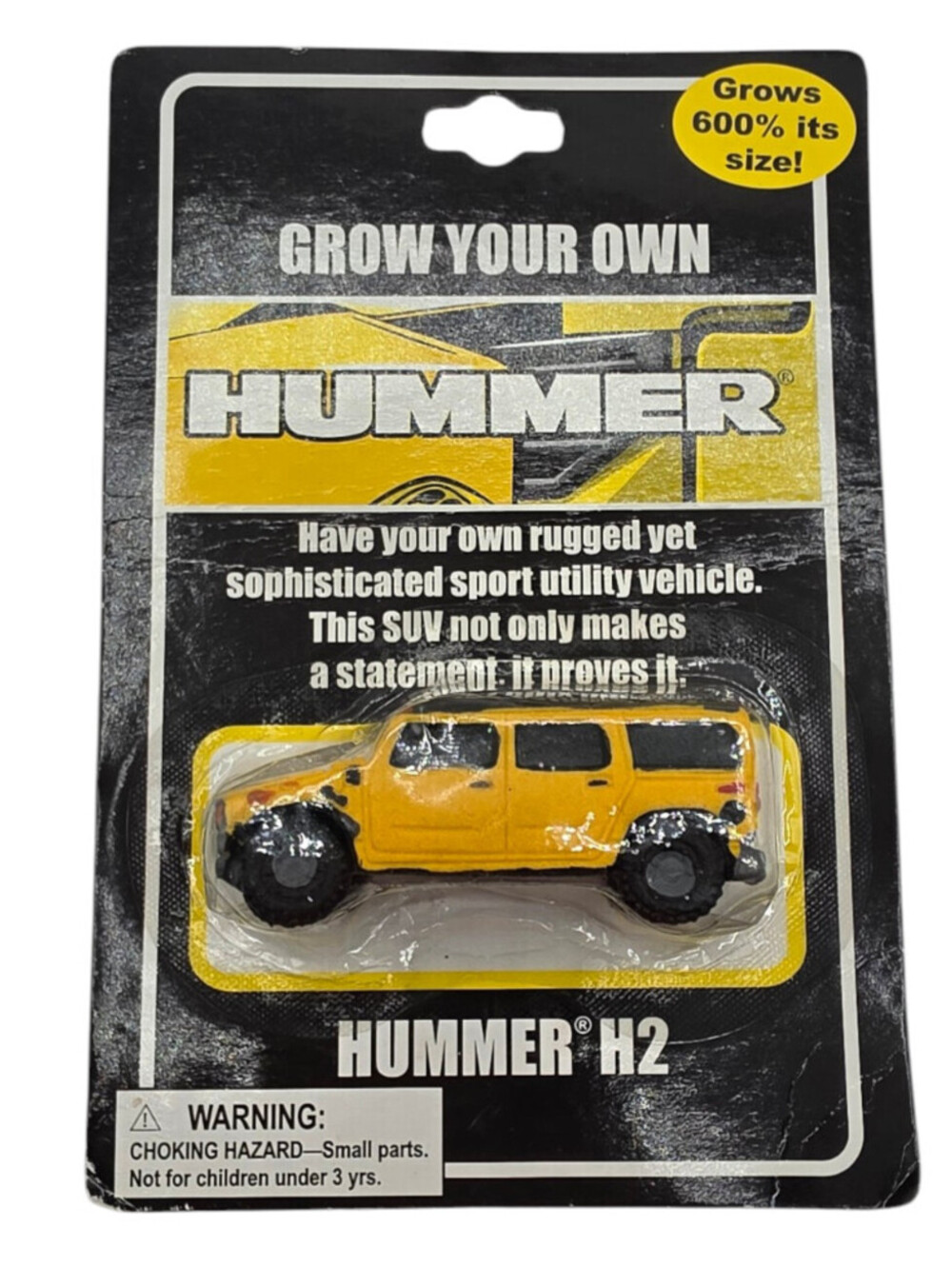Grow Your Own Hummer H2 Science Toy NEW